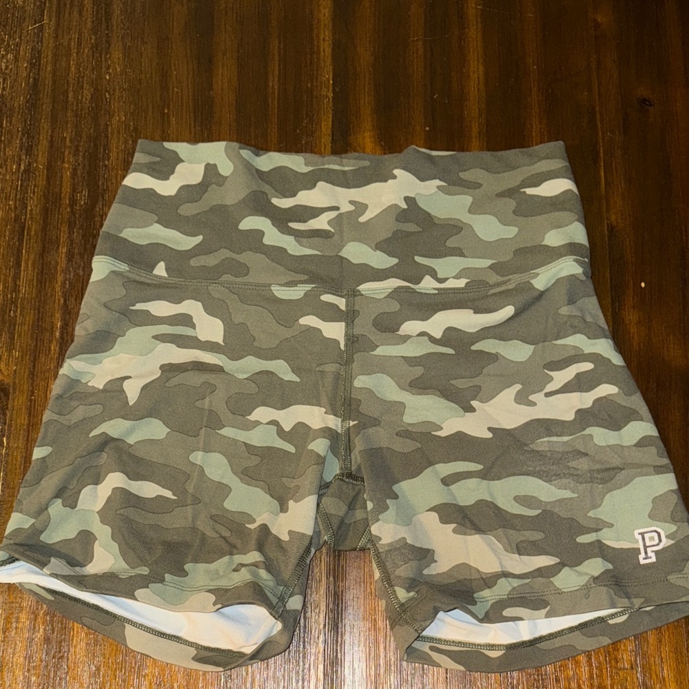PINK Victoria's Secret Camo Bike Shorts